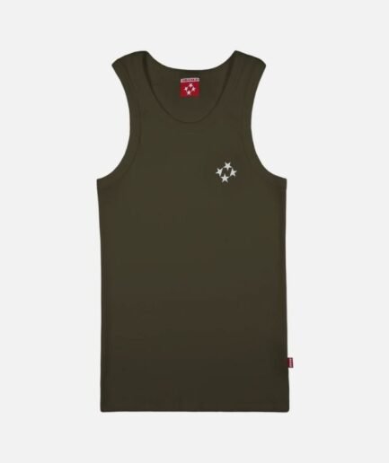 99 Based Logo Tank Top – Olive